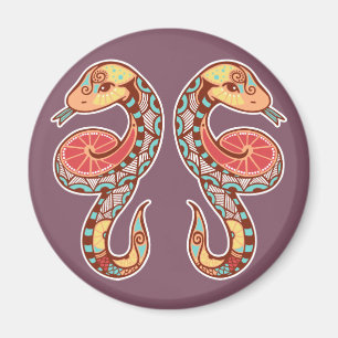 Gemini Astrological Sign Magnet