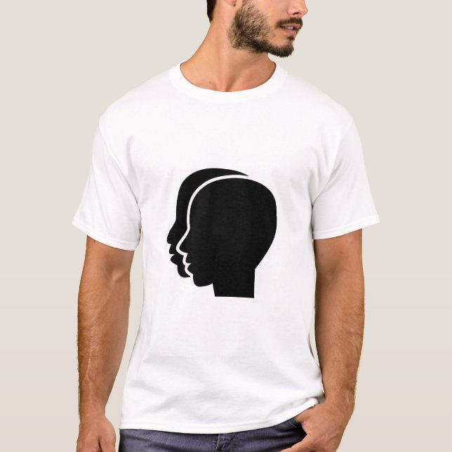 Gemini Astrological Symbol Sign 5 T Shirt (Framsida)