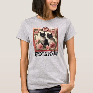 Gemini astrology, födelsetecken Zodiac kattunge tw T Shirt
