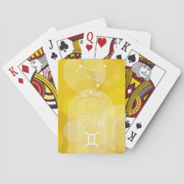 Gemini Astrology Zodiac Signera Photo Anpassningsb Casinokort
