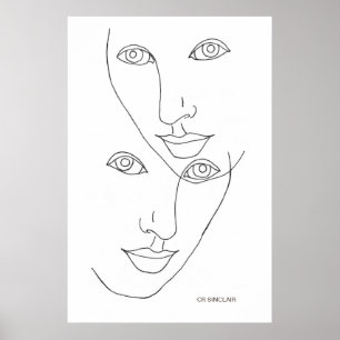 "GEMINI" av CR Sinclair Poster