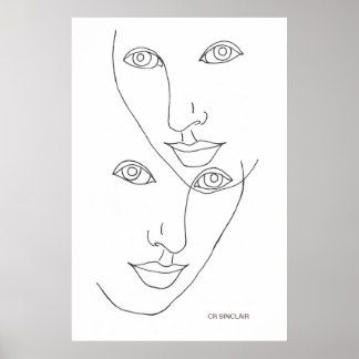 "GEMINI" av CR Sinclair Poster