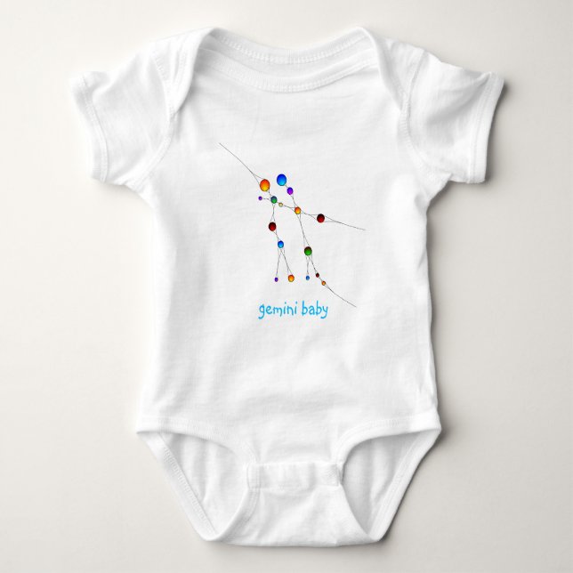 Gemini Baby Bodykosten T Shirt (Framsida)