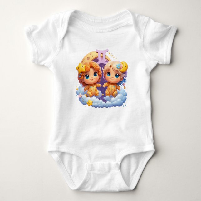 Gemini Baby Bodykostym One biet T Shirt (Framsida)