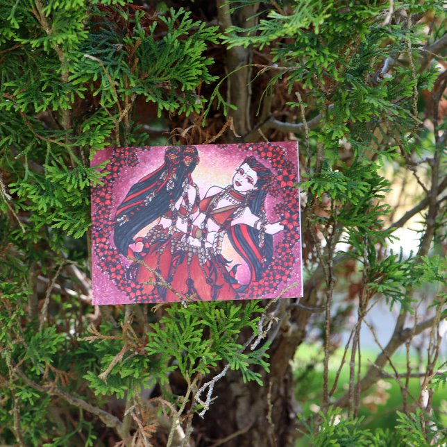 Gemini Bellydancer-vykort Vykort (Skapare uppladdad)