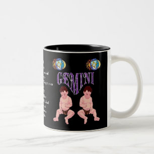 Gemini Birth Sign Zodiac Mugg