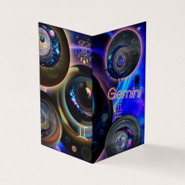 Gemini Birthday Card Kort