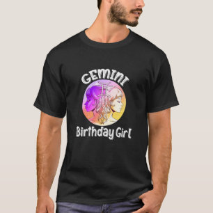 GEMINI BIRTHDAY GIRL T SHIRT