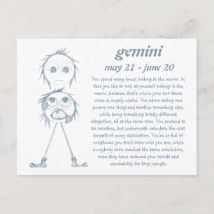 Gemini [ - BitchScope - ] vykort