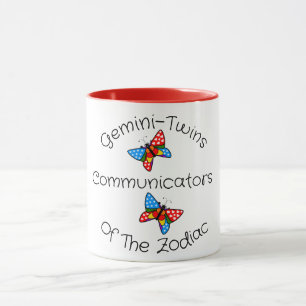 Gemini Butterfly Twillingar Mugg