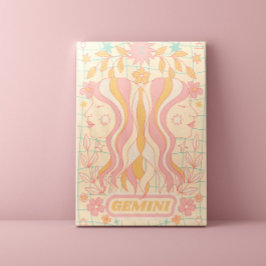 Gemini Celestial Zodiac Pastel Dreams Wall Arts Canvastryck