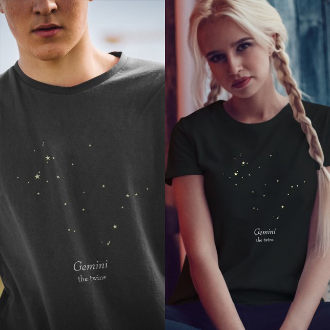 Gemini Constellation T Shirt (Skapare uppladdad)