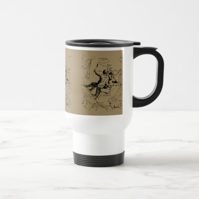 Gemini Constellation Zodiac Hevelius 1690 Resemugg (Höger)