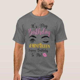 Gemini drottar min dag Zodiac Birthday för flickor T Shirt