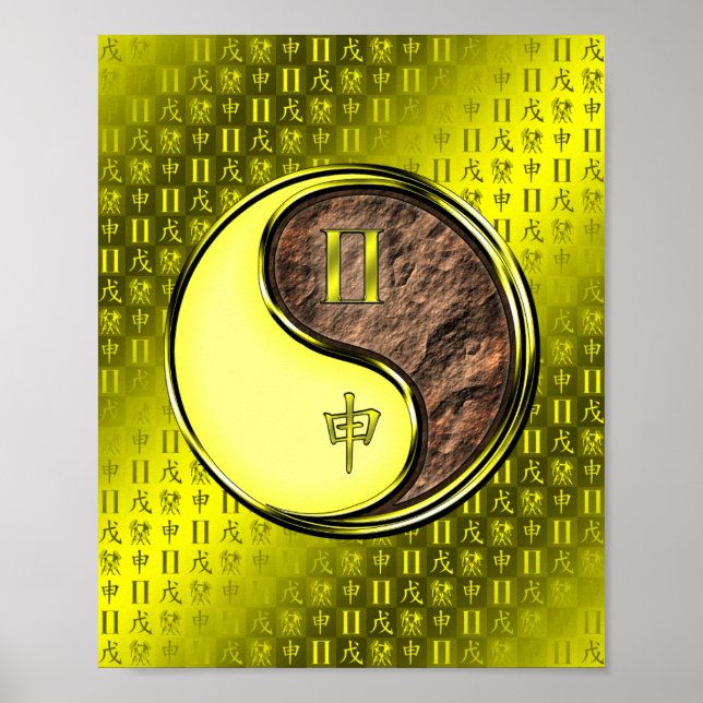 Gemini & Earth Monkey Poster (Framsidan)