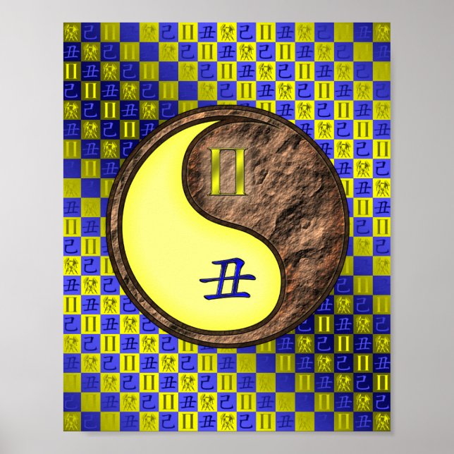 Gemini & Earth Ox Poster (Framsidan)