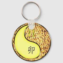 Gemini & Fire Rabbit Nyckelring