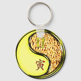 Gemini & Fire Tiger Nyckelring