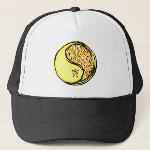 Gemini & Fire Tiger Trucker Hatt Keps