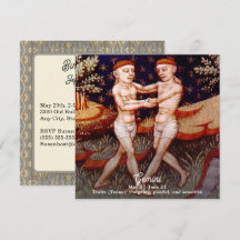 Gemini, Födelsedagsfesten Twillingar Zodiac Sign