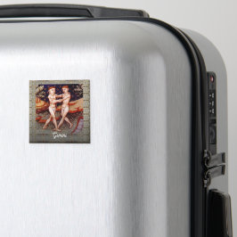 Gemini, Födelsedagsfesten Twillingar Zodiac Sign Magnet