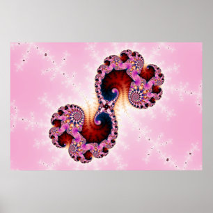 Gemini Fractal Art Poster