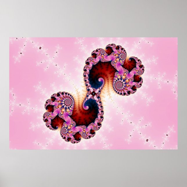 Gemini Fractal Art Poster (Framsidan)