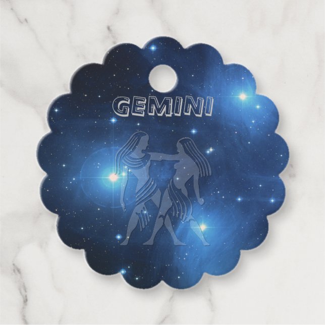 Gemini Gåvor Etiketter (Framsida)