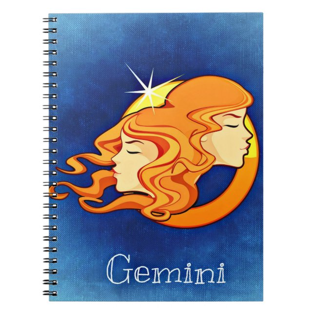 Gemini Gemelli Anteckningsbok (Framsidan)