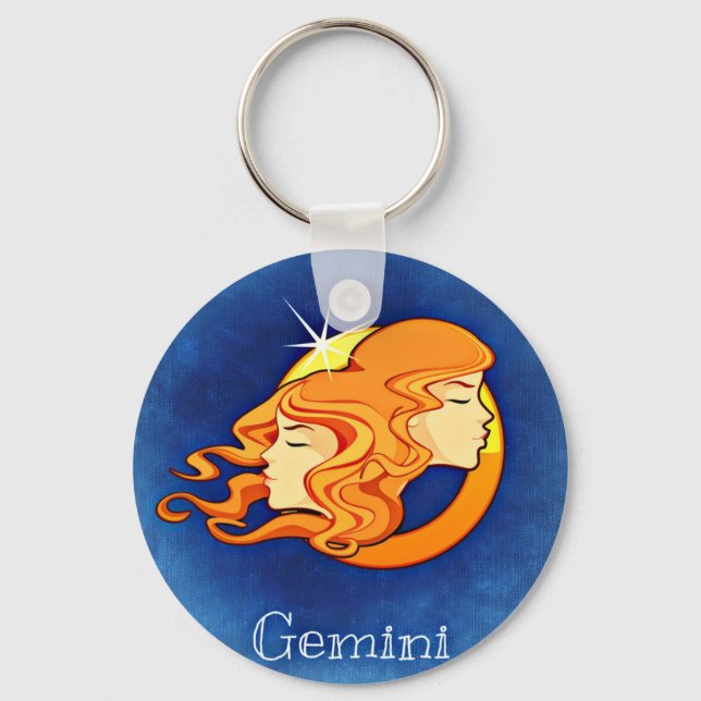 Gemini Gemelli Nyckelring (Framsida)