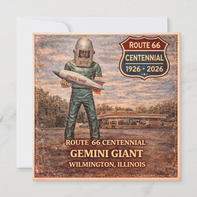 Gemini Giant Route 66 Resnotering (Framsida)