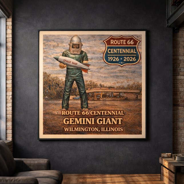 Gemini Giant Wilmington Route 66 Poster (Skapare uppladdad)