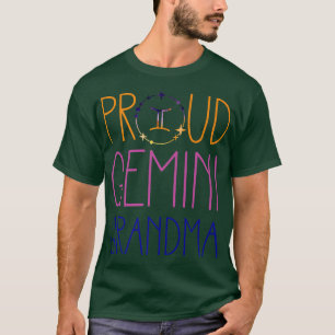 Gemini Grandma Proud Grandma Zodiac Symbol Astrolo T Shirt