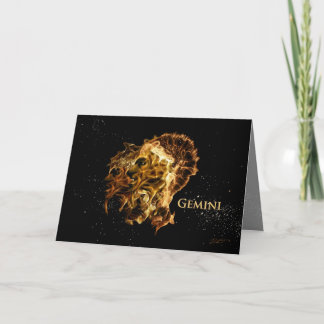 Gemini-Hälsning kort