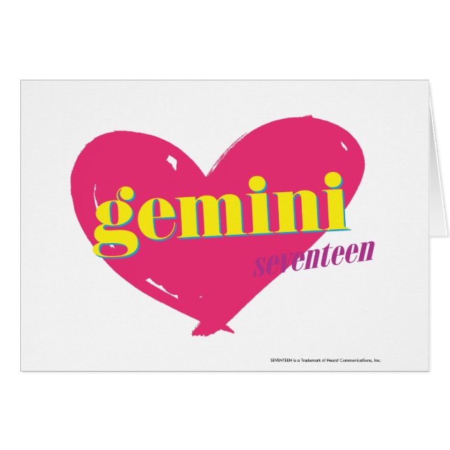 Gemini Hälsningskort (Framsidan Horizontal)