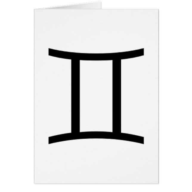 Gemini Hälsningskort (Framsidan)