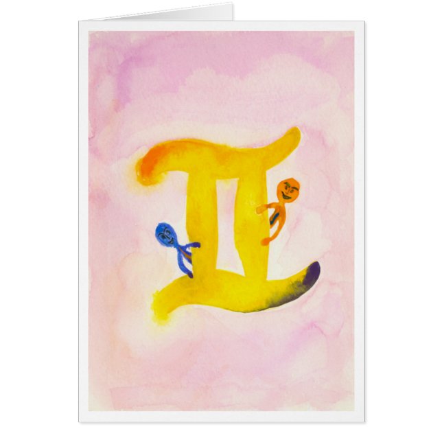 Gemini Hälsningskort (Framsidan)