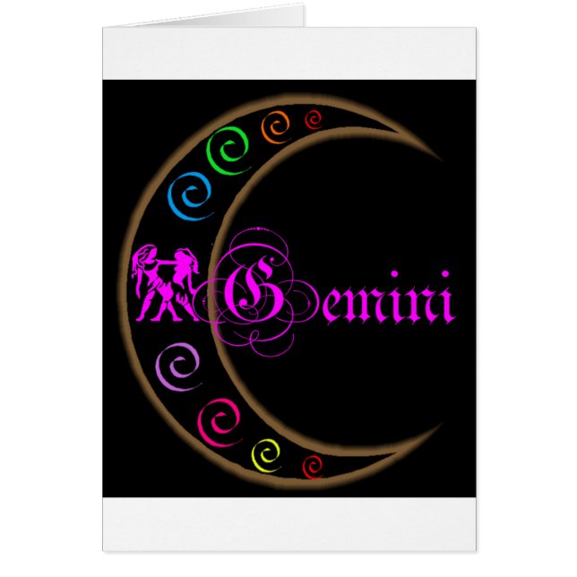 Gemini Hälsningskort (Framsidan)