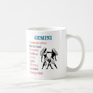 Gemini Horoscope Zodiac-tecken Kaffemugg