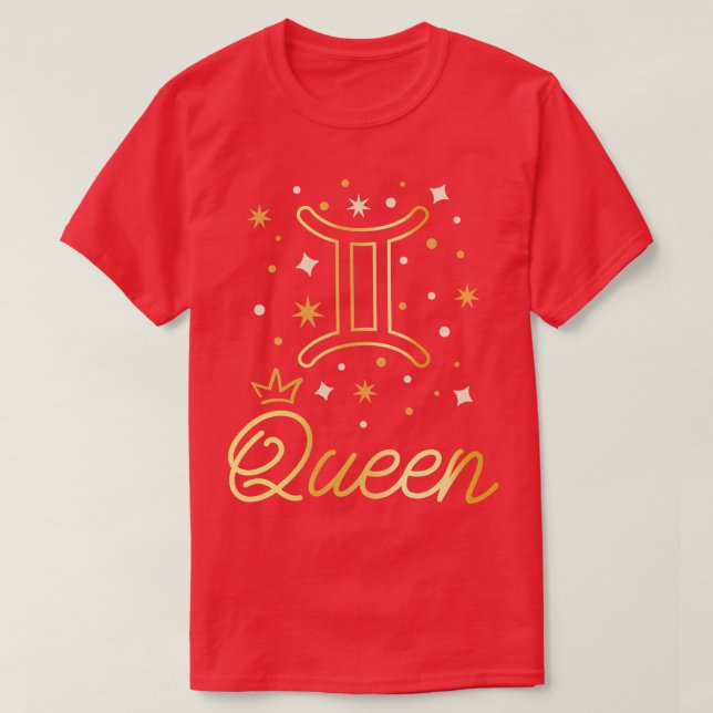 Gemini I Born i maj T Shirt (Design framsida)