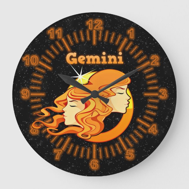 Gemini illustration stor klocka (Framsida)