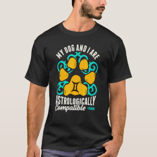 Gemini Inspired Hund Astrology Related Hund Gemini T Shirt