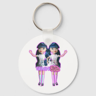 Gemini Keychain Nyckelring