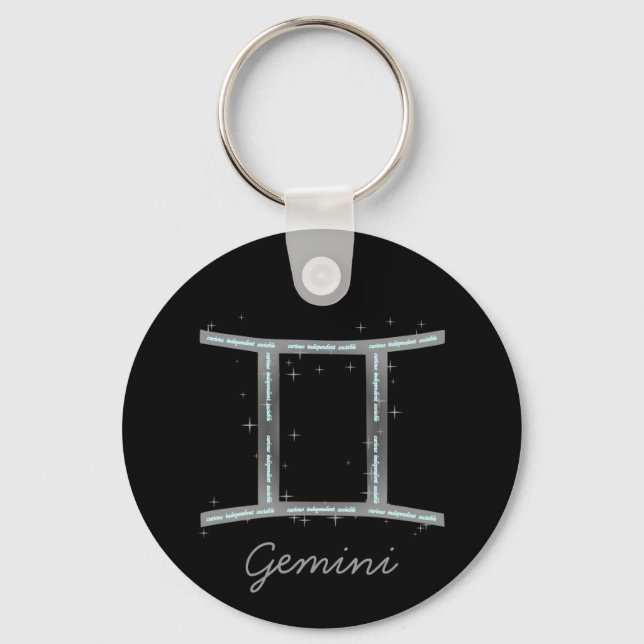 Gemini Keychain Nyckelring (Framsida)