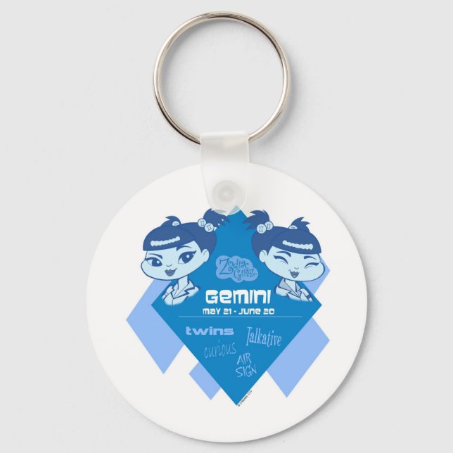 Gemini Keychain Nyckelring (Framsida)