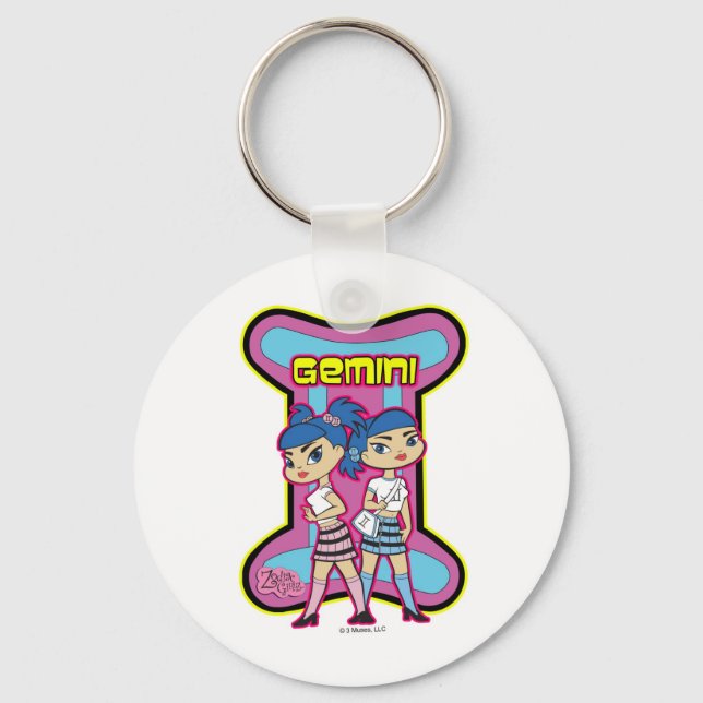 Gemini Keychain Nyckelring (Framsida)