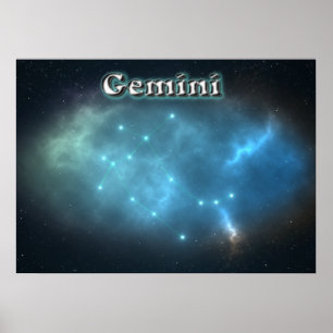 Gemini-konstellation Poster