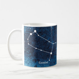 Gemini/leth-aon (skotsk gaelisk översättning) kaffemugg