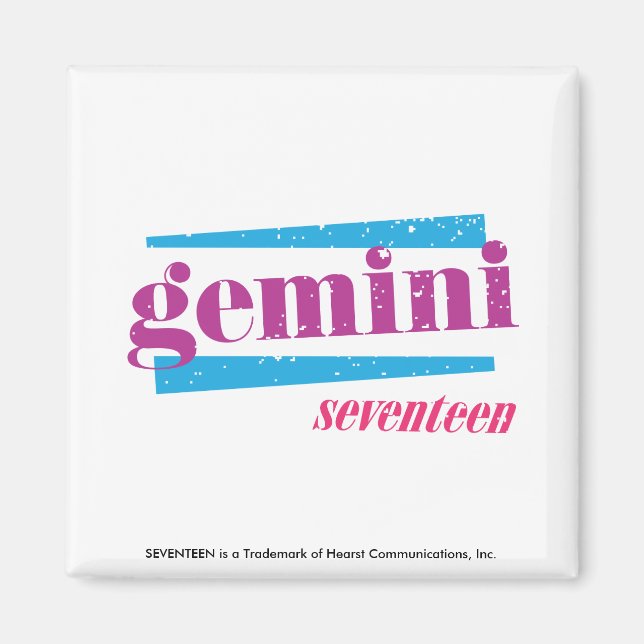 Gemini Lila Magnet (Framsidan)