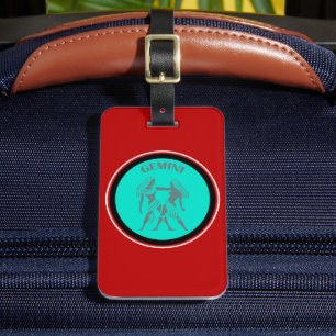 Gemini Luggage Tag Bagagebricka